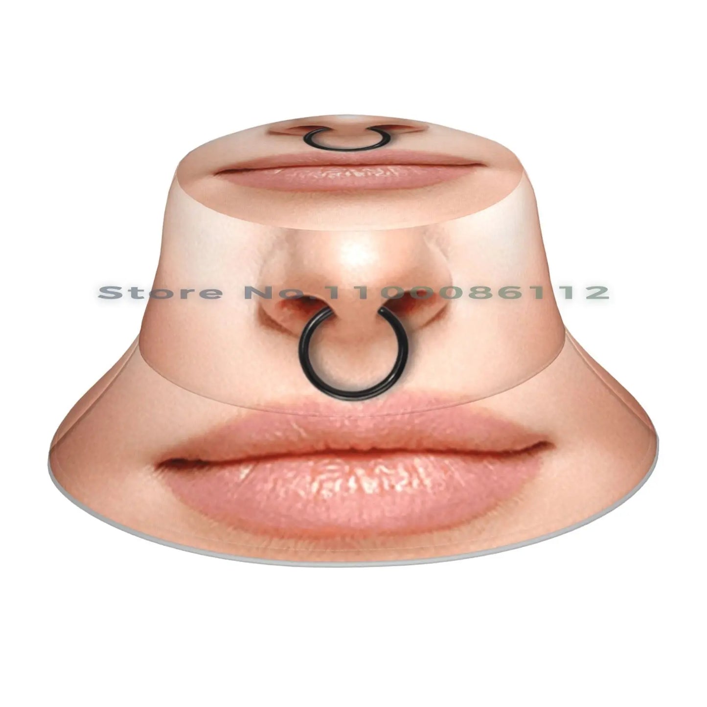 I Have Septum Ring Bucket Hat Sun Cap Facemask I Have A Septum Piercing Nosering Nose Ring Nose Piercing Funny Humor Saying