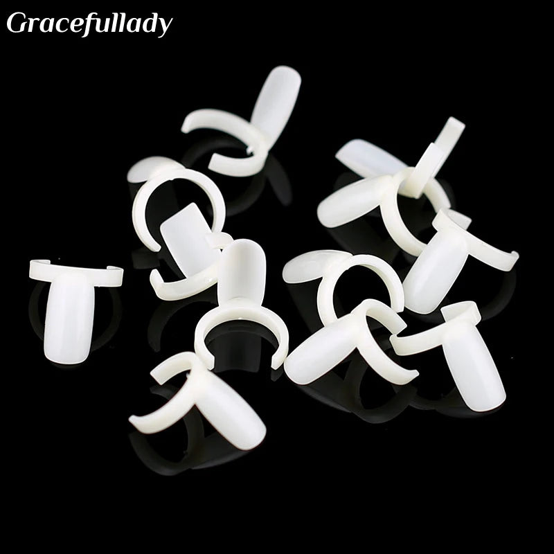 False Nail Tips Color Card Practice Display Showing Shelf Tools Buckle Ring Manicure DIY Nail Display Nail Art Practice tool