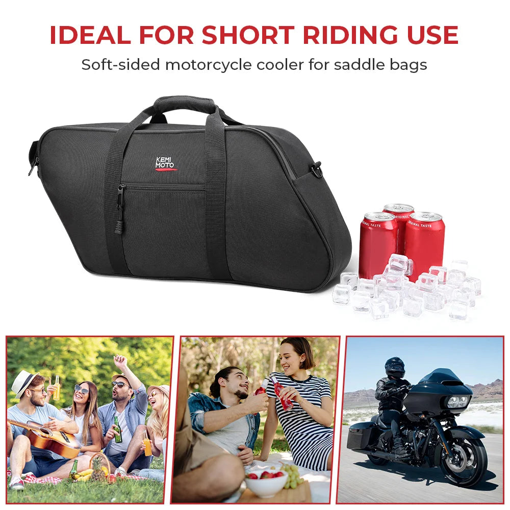 For Road King For Road Glide For Electra Street Touring Motorcycle Saddlebag Cooler Inner Luggage Waterproof Bag Diving Travel