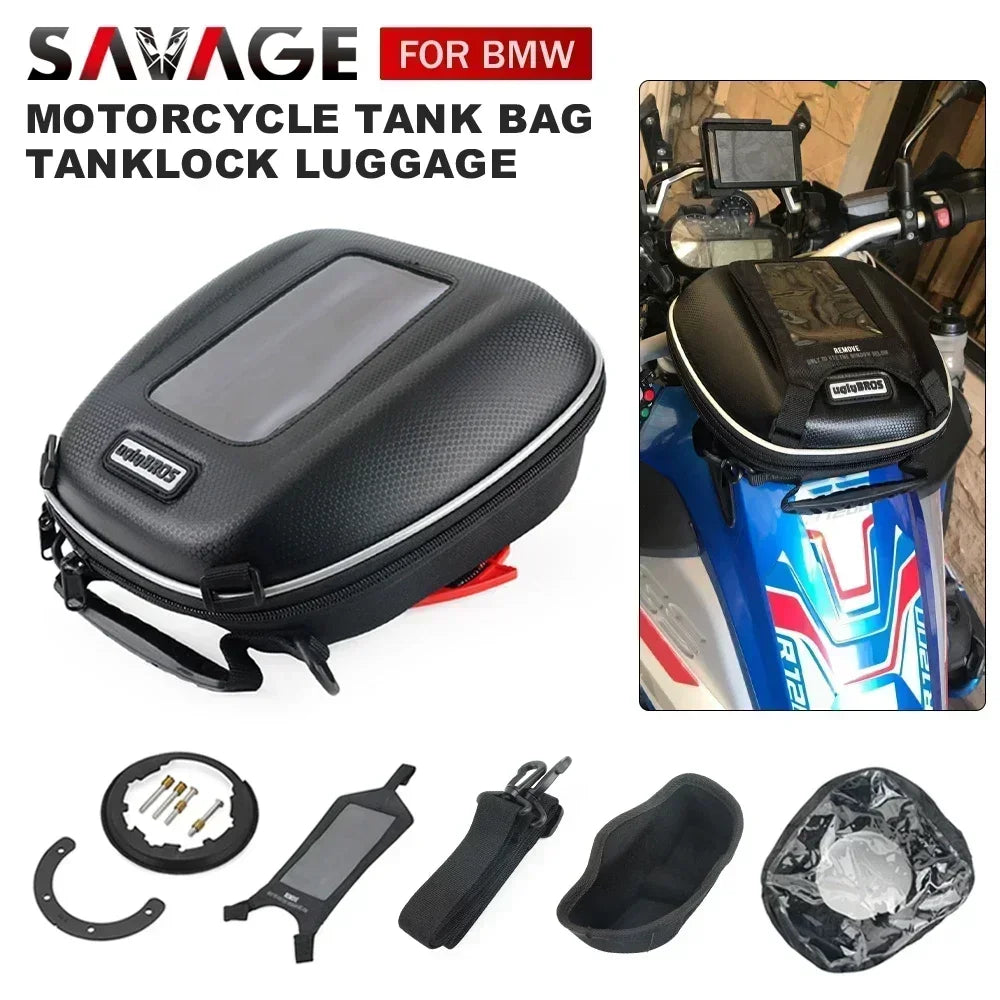 Tank Bag For BMW GS 1200 1250 Adventure F900XR F850GS R1250 R1200 R1150 R1100 K1200 R/S/RS/GT Motorcycle Luggage Tanklock Parts