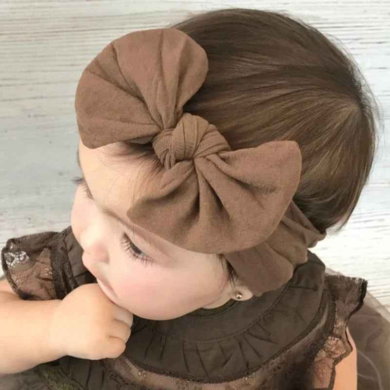 Baby Girl Headband Infant Hair Accessories Bows Newborn Headwear Rabbit Ear Elastic Gift Toddler Bandage Ribbon Soft Bowknot