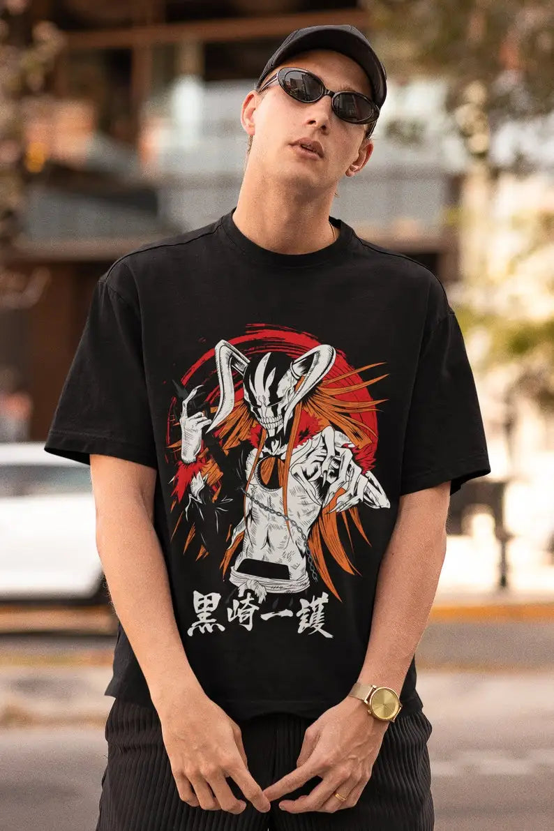 Ichigo Full Hollow Bleach Shirt, Hollow, Anime Clothing