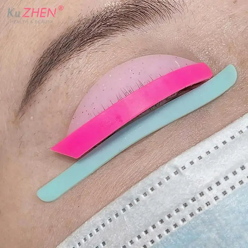 3Pair Silicone Strip Eyelashes Eyelash Stripe Lashes Rods Shield Lifting Compensator Tape Lamination Cover Eyelash Makeup Tool