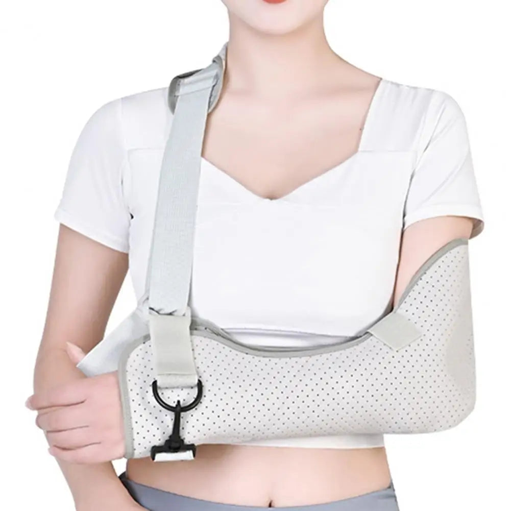 Fracture Protective Shoulder Brace Adjustable Universal Fit Forearm Sling for Children Wrist Elbow Forearm Support