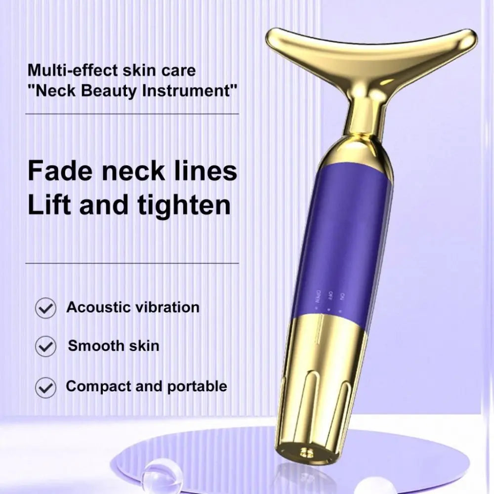 Electric Facial Beauty Instrument Lifting And Firming Facial Eye Massager Household Vibration Ultrasonic Massager