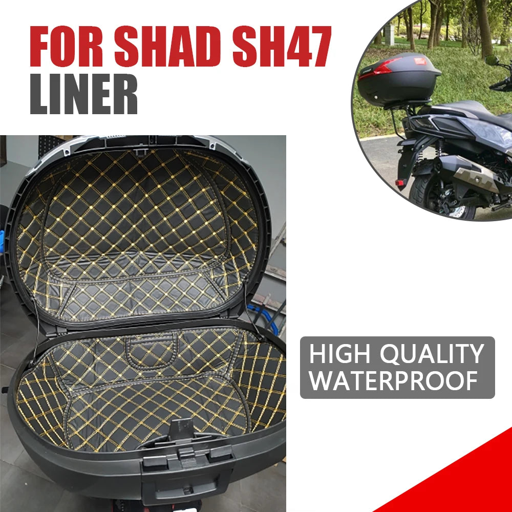 For SHAD SH37 SH44 SH46 SH47 SH50 Motorcycle Accessories Tail Case Trunk Case Liner Pad Luggage Box Inner Container Lining Pad