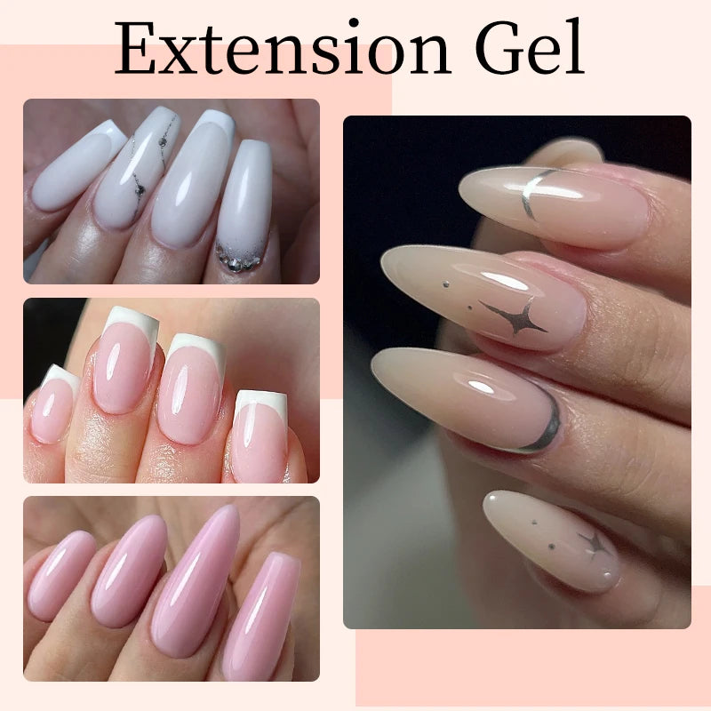 UR SUGAR 15ml Extension Gel Camouflage Hard Gel Pink Nude Extension Construction Gel Acrylic Soak Off UV LED Nail Manicure