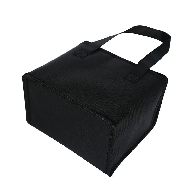 Large Capacity Zipper Thermal Insulated Lunch Bag High Quality Storage Bags Cooler Drink Case Cool Food Box Camping Picnic Bag