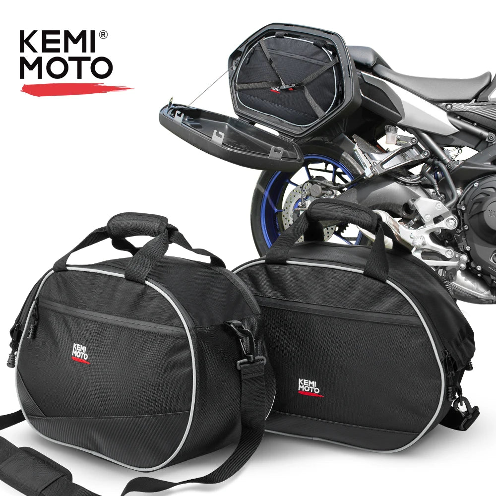 For YAMAHA TRACER 900GT 2018 2019 TDM 900 FJR 1300 26L Saddle Bags luggage bags motorcycle side luggage bag saddle liner bag