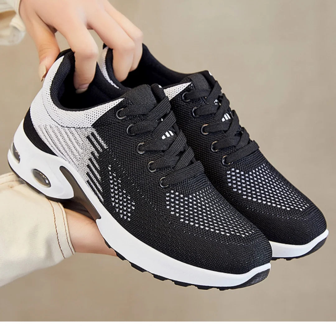 Women's shoes 2024 mesh breathable comfortable sports shoes soft sole lightweight fashion casual shoes