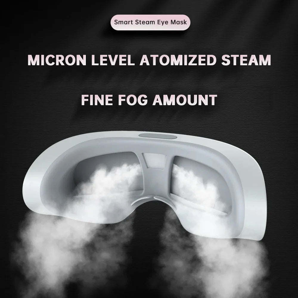 Electric Nano Steam Eye Massager With Hot Compress For Dry Eye Strain Atomizing Massage Eye Fatigue Dark Circles Relief