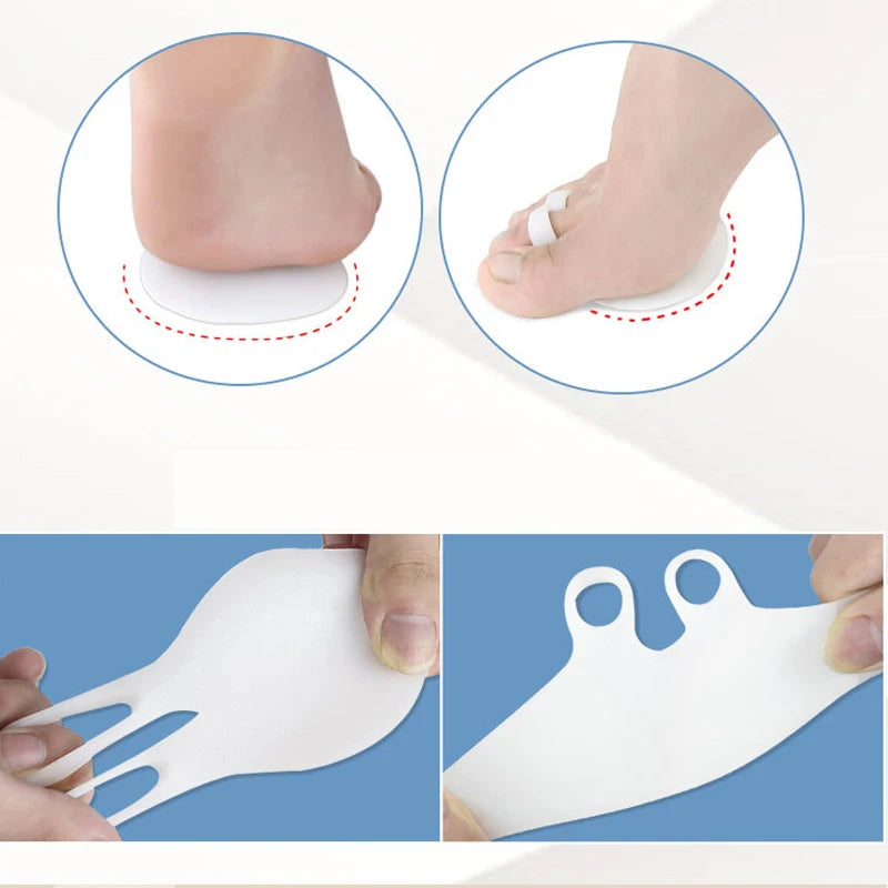 Gel Pad Insoles Silicone Gel Metatarsal Cushion Pads for Shoes Insoles Foot Care Tool Pain Relief Forefoot Insoles Toe Separator