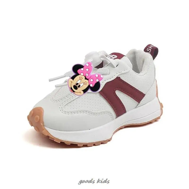 Mickey Duck Shoes Stitch Children's Sneakers Comfortable Spring Autumn For Girls Cartoon Kids Running Shoes