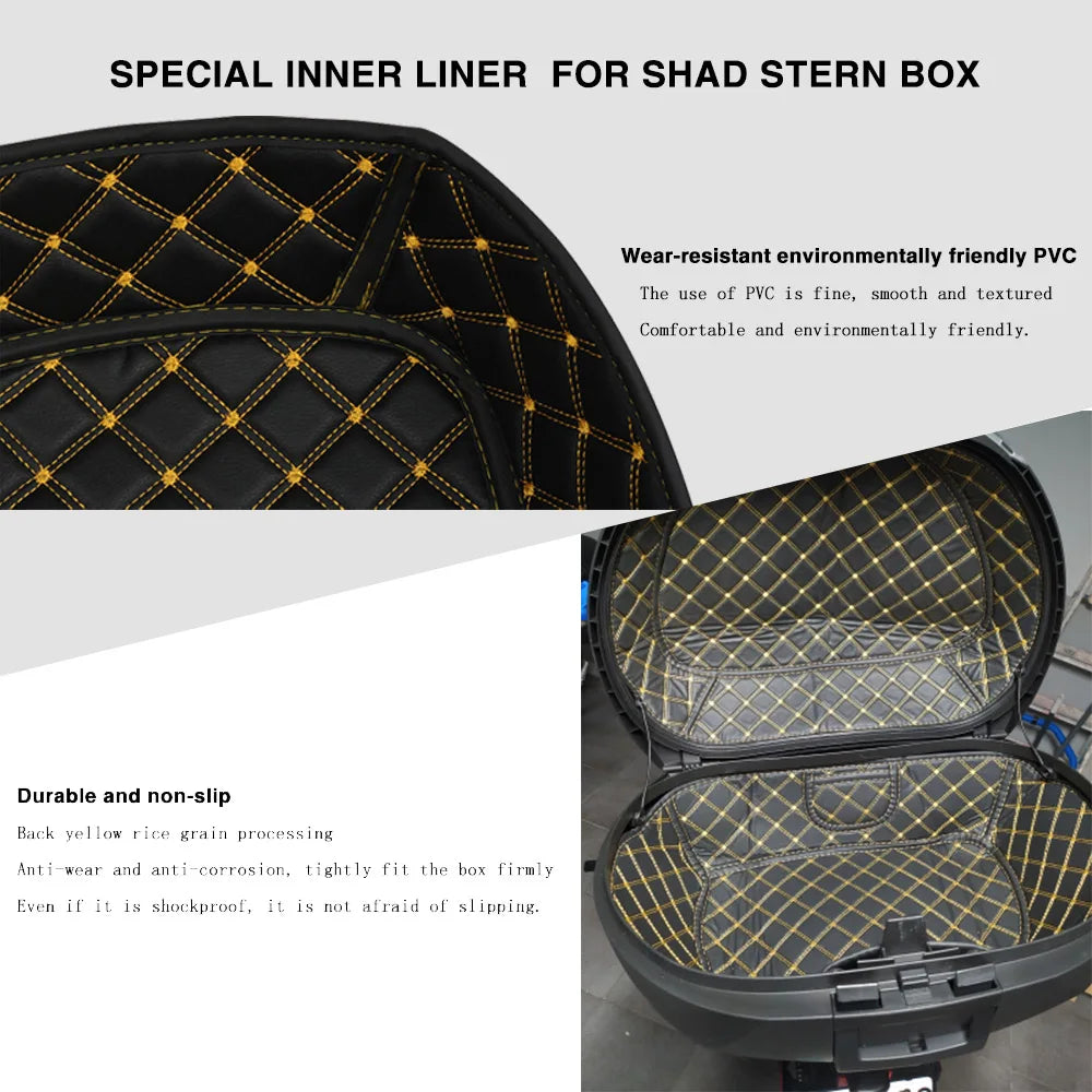 For SHAD SH37 SH44 SH46 SH47 SH50 Motorcycle Accessories Tail Case Trunk Case Liner Pad Luggage Box Inner Container Lining Pad