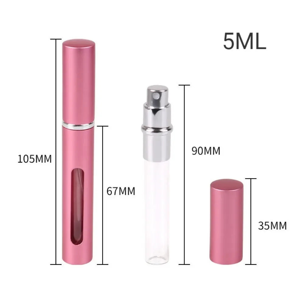 5ml Empty Refillable Perfume Bottle Travel Portable Mini Women Parfum Atomizer Original Spray Cosmetic Containers Rechargeable