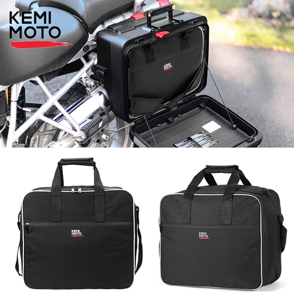 KEMIMOTO Motorcycle Black Luggage Side Case Inner Bag For BMW R1200GS LC R1250GS Adventure F750GS R1250GS F850GS Vario Case