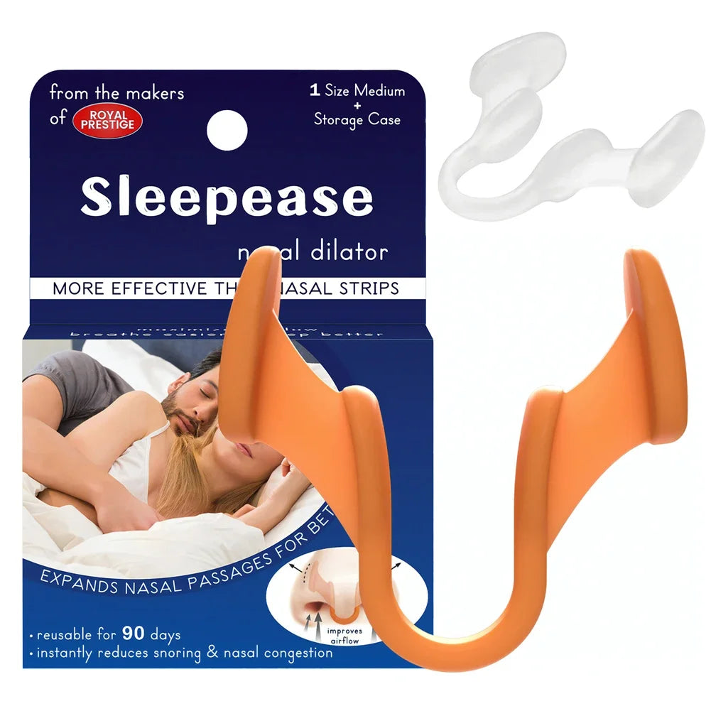 1Pc Silicone Nose Clip Anti Snoring Nasal Dilator Stop Snore Aid Easy Breathe Improve Sleeping Rhinitis