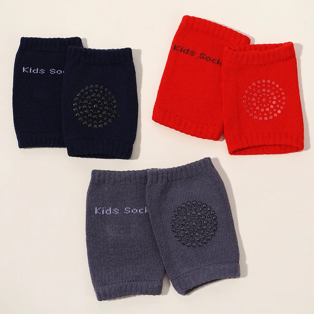 Baby knit Knee Pads Kids Anti Slip Crawl Necessary Knee Protector Babies Leggings Children Leg Warmers for 1 Pair Knee Pads