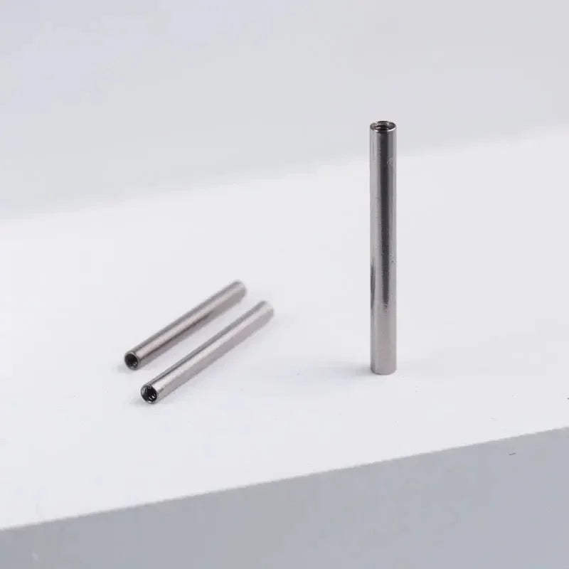 F136 Titanium Tongue Bar Nostril Industrial Nipple Piercing Accessories 14G 16G Internally Threaded Straight Barbell Post Only