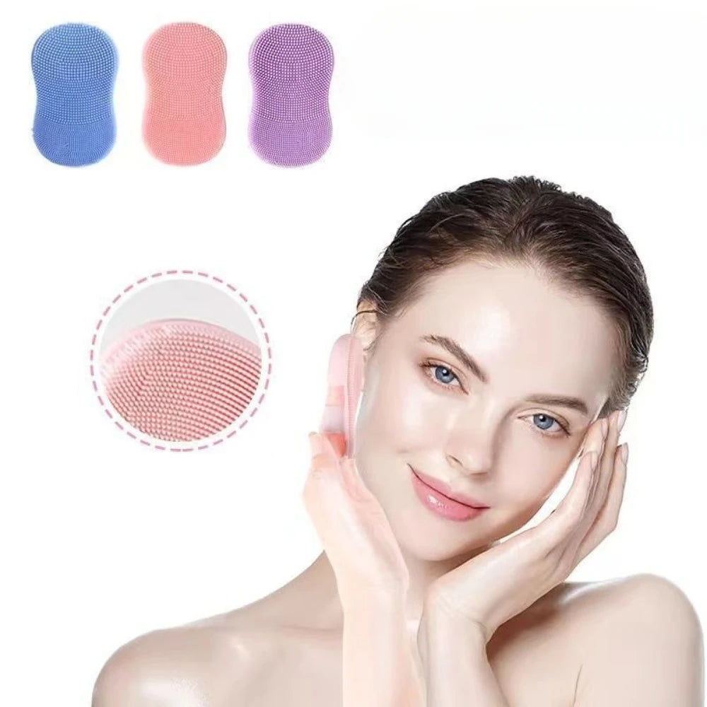 Mini Finger Face Wash Brush Soft Hair Silicone Brush Massage Nose Clean Pores Remove Makeup Wash Face with Cleansing Brush