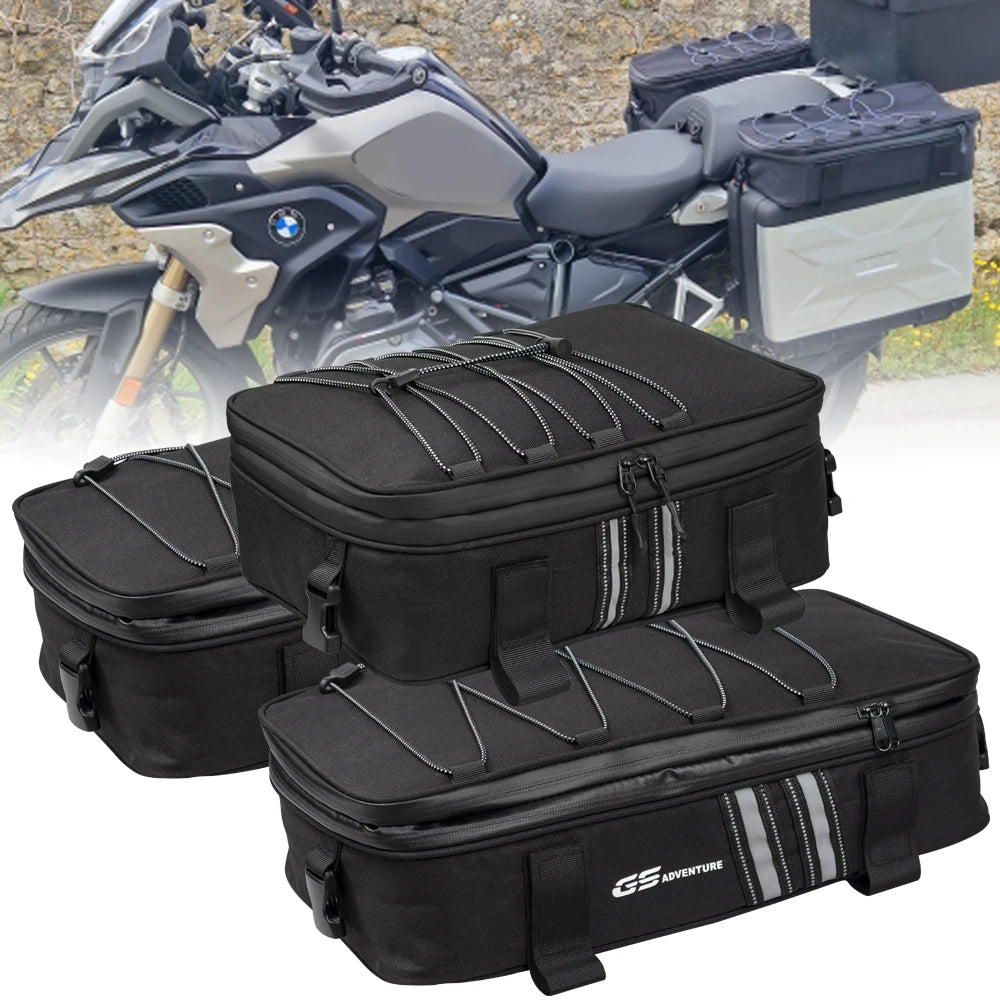 3pcs set Motorcycle Luggage Bags Additional Bags for BMW GS 1200 LC Adventure 2013-2017 R1250GS R1200GS Adventure Top Pack