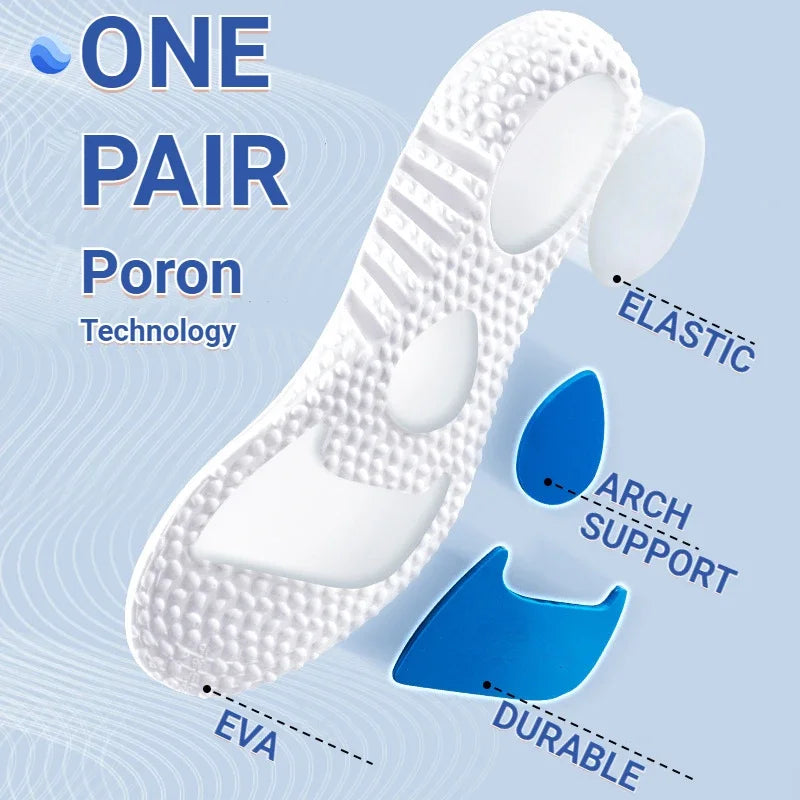 2PCS Height Increase Insoles for Shoes Invisible Shoes Sole EVA  Arch Support Orthopedic  Cushion Elevated Foot Pad Cushion Men