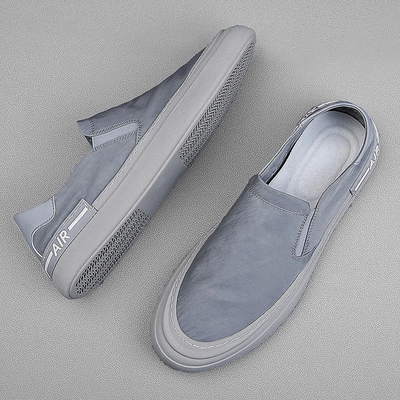 2021 Summer Men Sneakers Light Ice Silk Cloth Casual Shoes Men Breathable Walking Flat Shoes Man Loafers Zapatillas Hombre