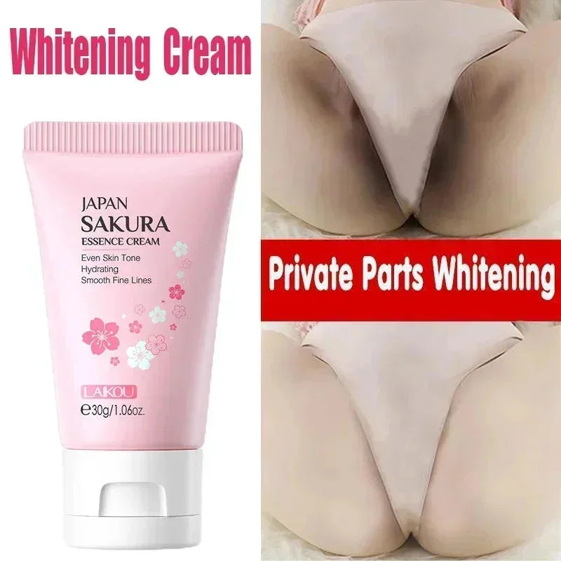 Inner Thigh Brighten Cream Bleaching Armpits Elbows Knees Moisturizing Body Lotion Cream Lightening Melanin Brighten Skin Cream