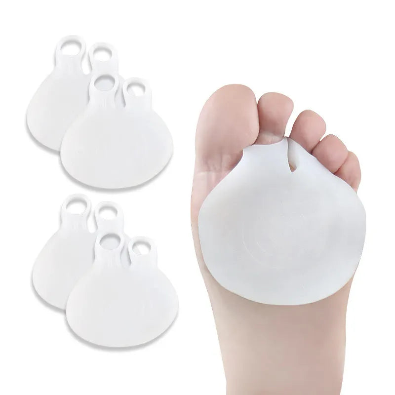 Gel Pad Insoles Silicone Gel Metatarsal Cushion Pads for Shoes Insoles Foot Care Tool Pain Relief Forefoot Insoles Toe Separator