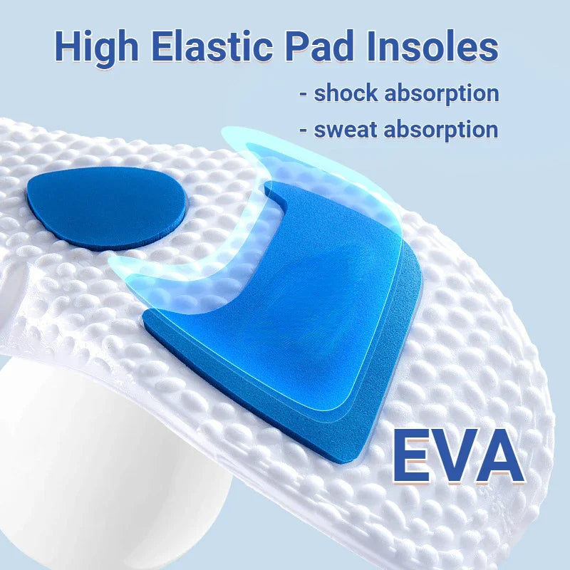 2PCS Height Increase Insoles for Shoes Invisible Shoes Sole EVA  Arch Support Orthopedic  Cushion Elevated Foot Pad Cushion Men