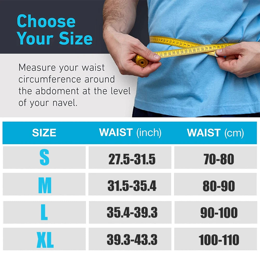 Tcare Ostomy Belt, Unisex Ostomy Hernia Support Belt Abdominal Binder Brace Ostomy Hernia Belt Stoma Support Wraps for Men Women