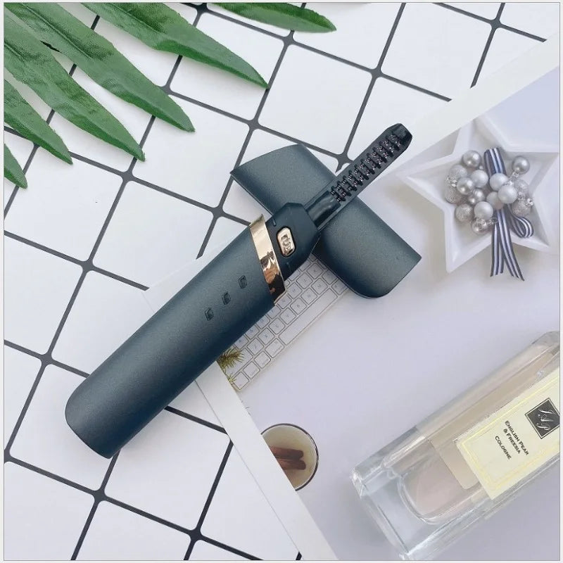 1081 Wholesale Private Label 3d Magnetic With Rose Gold Mini Electric Makeup Sets Tools Plastic Heated Eyelash Curler