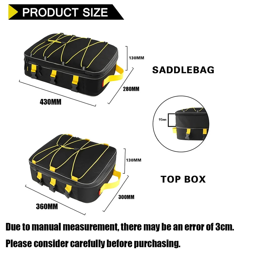 Universal Waterproof Multi-function Panniers Bag Case Luggage Bags Side Rack Carrier Storage Bag For YAMAHA For HONDA For BMW