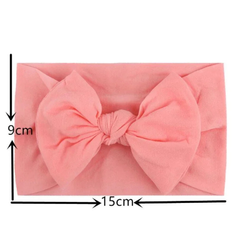 Baby Girl Headband Infant Hair Accessories Bows Newborn Headwear Rabbit Ear Elastic Gift Toddler Bandage Ribbon Soft Bowknot