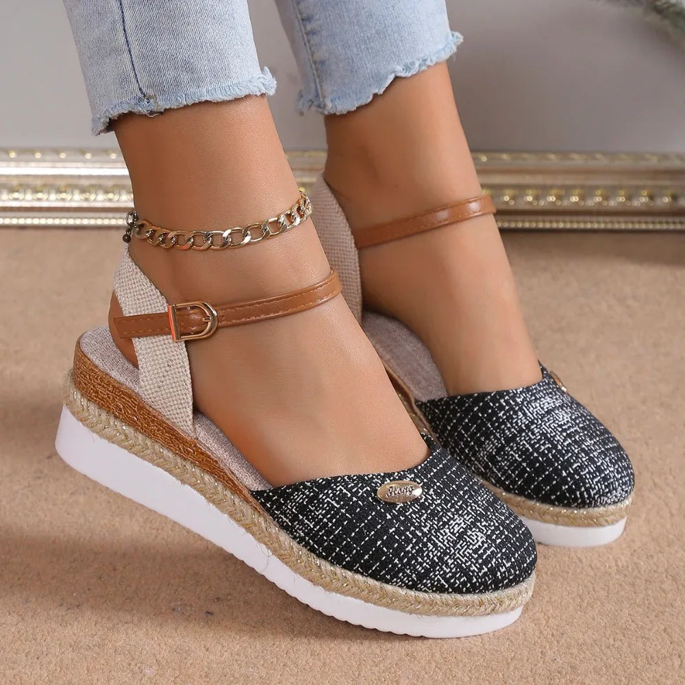 Women Wedge Sandals New Summer Shoes for Women Gladiator Designer Shoes Platform Sandals Woman Heels Plus Size Sandalias Mujer