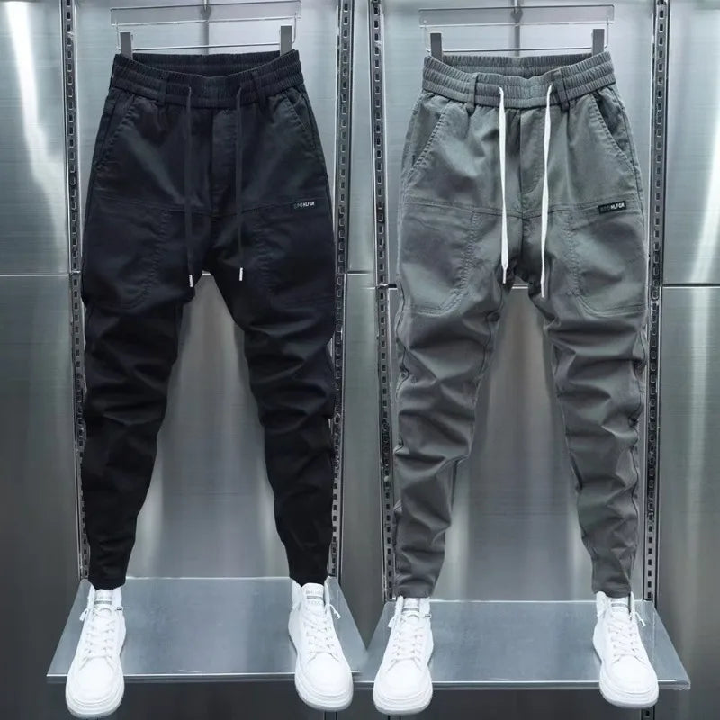 2023 Spring Autumn Men's Trousers Janpan Fashion Streetwear Joggers Pants Men Casual Men Clothing Elastic Waist Sweatpants Men