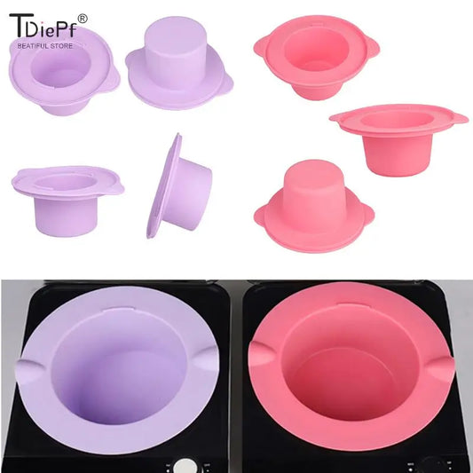 Wax Warmer Replacement Pot Heat-resistant Silicone Bowls Non-Stick Pan Liner Easy Clean Hair Removal Melting Waxing Bowls