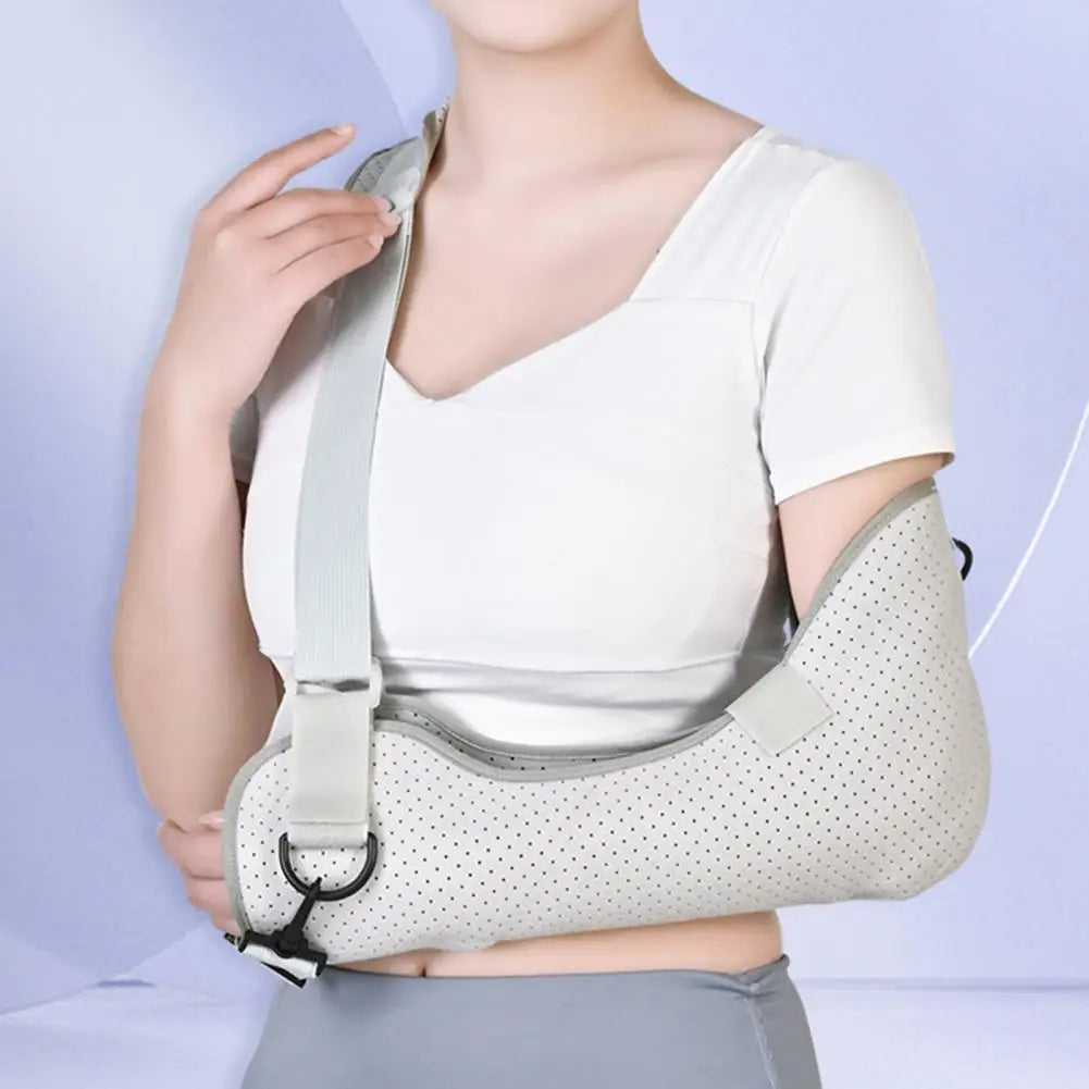 Fracture Protective Shoulder Brace Adjustable Universal Fit Forearm Sling for Children Wrist Elbow Forearm Support