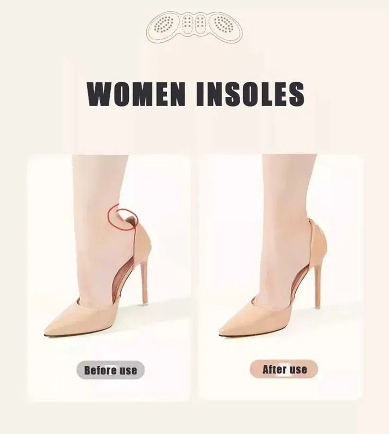 Women Insoles for Shoes High Heel Pad Adjust Size Adhesive Heels Pads Liner Grips Protector Sticker Pain Relief Foot Care Insert