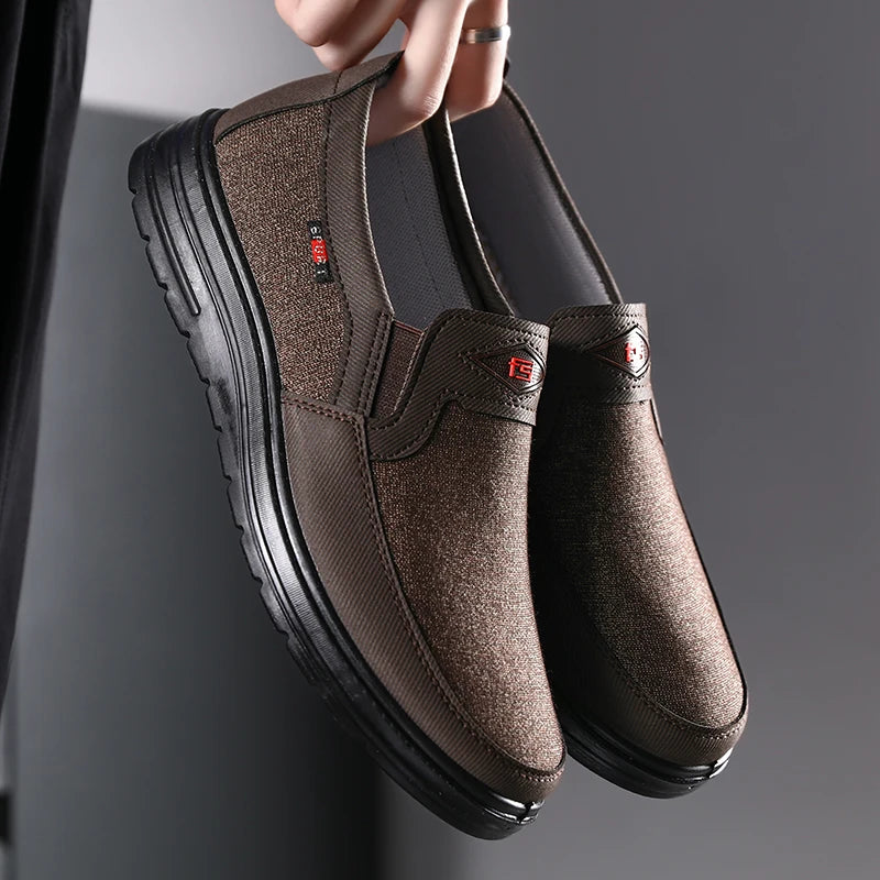 Men Canvas Shoes Summer Light-weight Casual Shoes Men's Wear-resistance Sneakers Breathable Loafers Driving Shoes Zapato Hombre