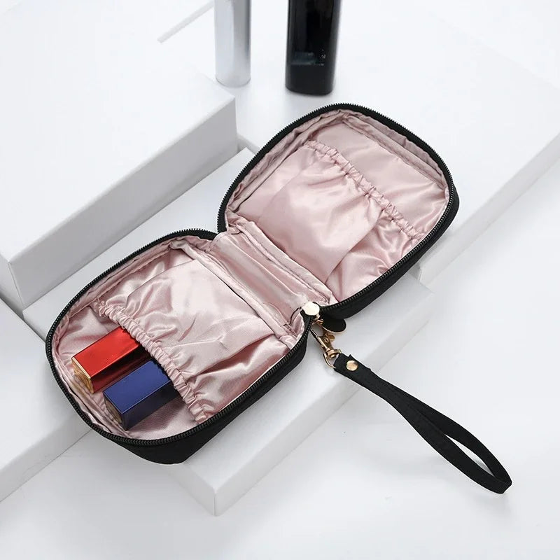 Fashion Korean Women Cosmetic Bag Lipstick Makeup Bag Organizer with Zipper Purses Pouch