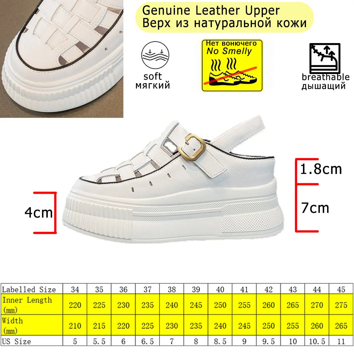 Fujin 8.8cm Genuine Leather Women Summer Shoes Platform Slippers Wedge Sandals For Female Slip On Beach Summer Fashion Ladies