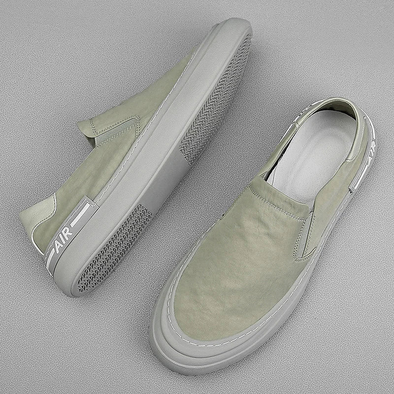 2021 Summer Men Sneakers Light Ice Silk Cloth Casual Shoes Men Breathable Walking Flat Shoes Man Loafers Zapatillas Hombre