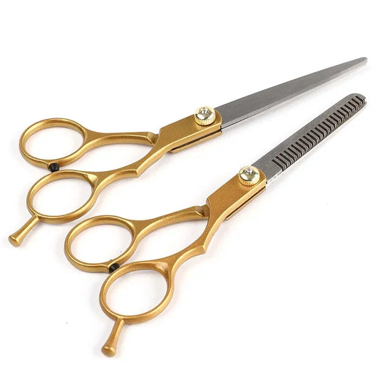 Hairdressing Scissors 6 Inch Hair Scissors Professional Hairdressing Scissors Cutting Thinning Scissor Barber Shear Accessories