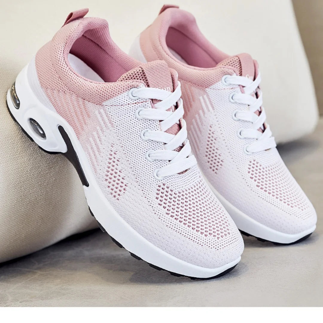 Women's shoes 2024 mesh breathable comfortable sports shoes soft sole lightweight fashion casual shoes