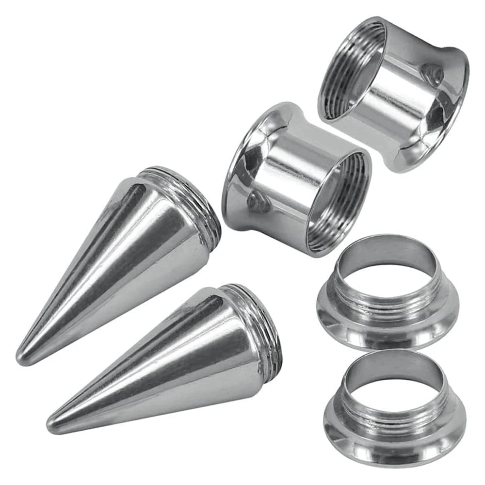 Stainless Steel Screw Fit Stretcher Ear Taper 2 in 1 Plug Tunnel Piercing Expander Jewelry Gauges Screw Up Kit 2-20mm