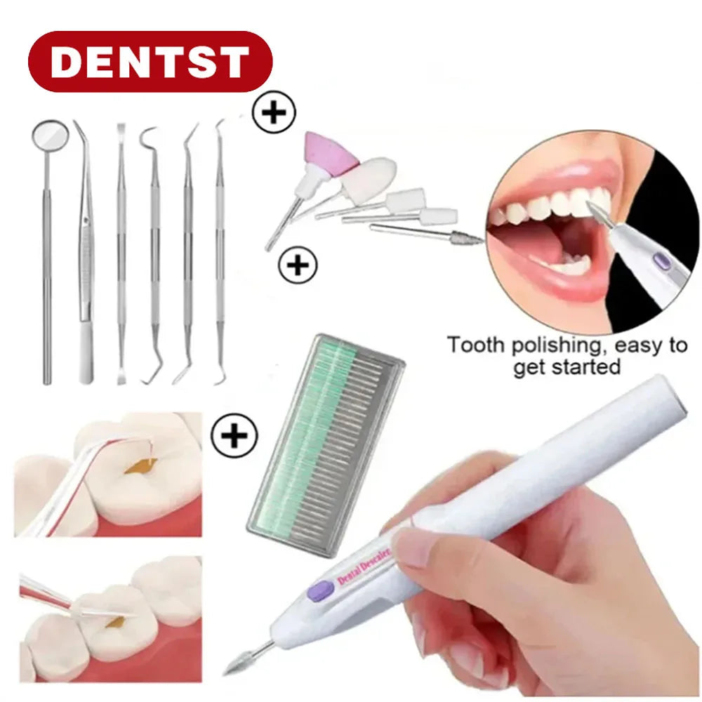 Dental Multifunction 5 in 1 kit Odontology Teeth Polisher Cleaner Whitening Calculus Tartar Stain Plaque Remover Machine