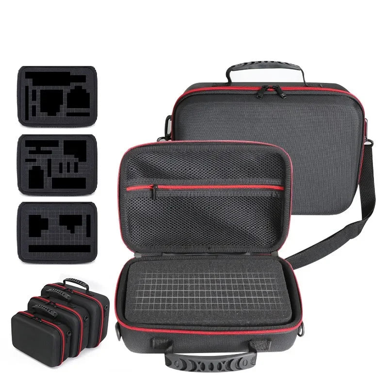 New Electronics Accessories Travel Organizer Case Large Capacity Hard Shell DIY Storage Bag for Gopro Camera HDD UAV Instruments