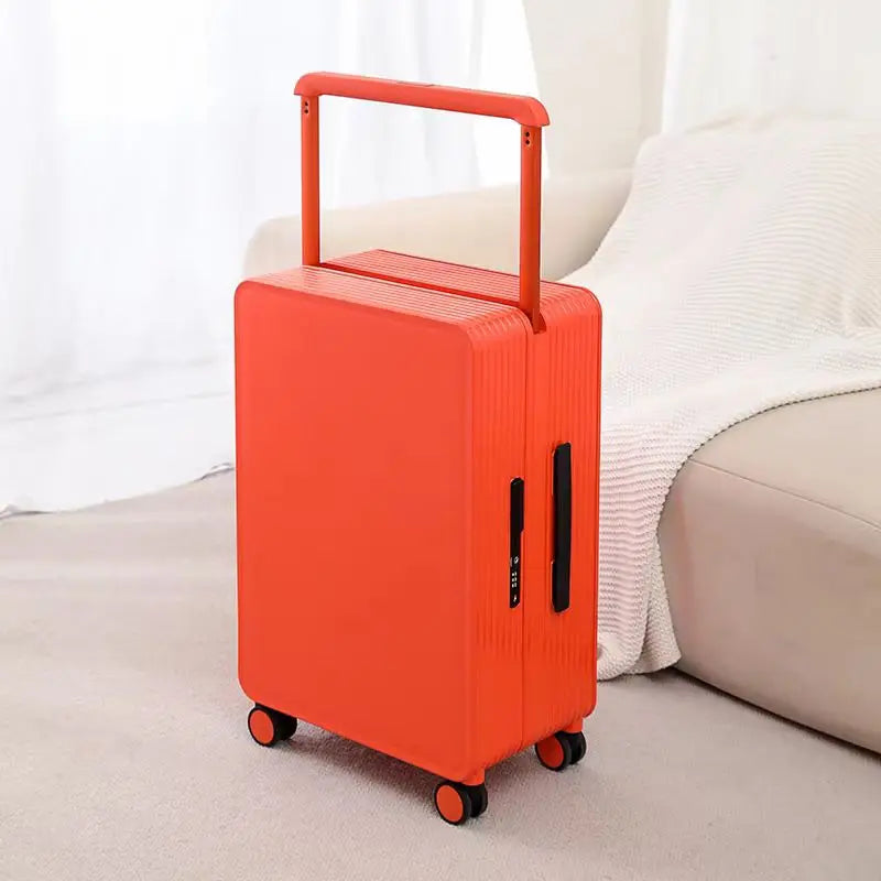 Wide Handle Suitcase 20/24 inch High Quality Rolling Luggage Spinner Wheels Men Travel Bag Women Cabin Password Trolley luggage