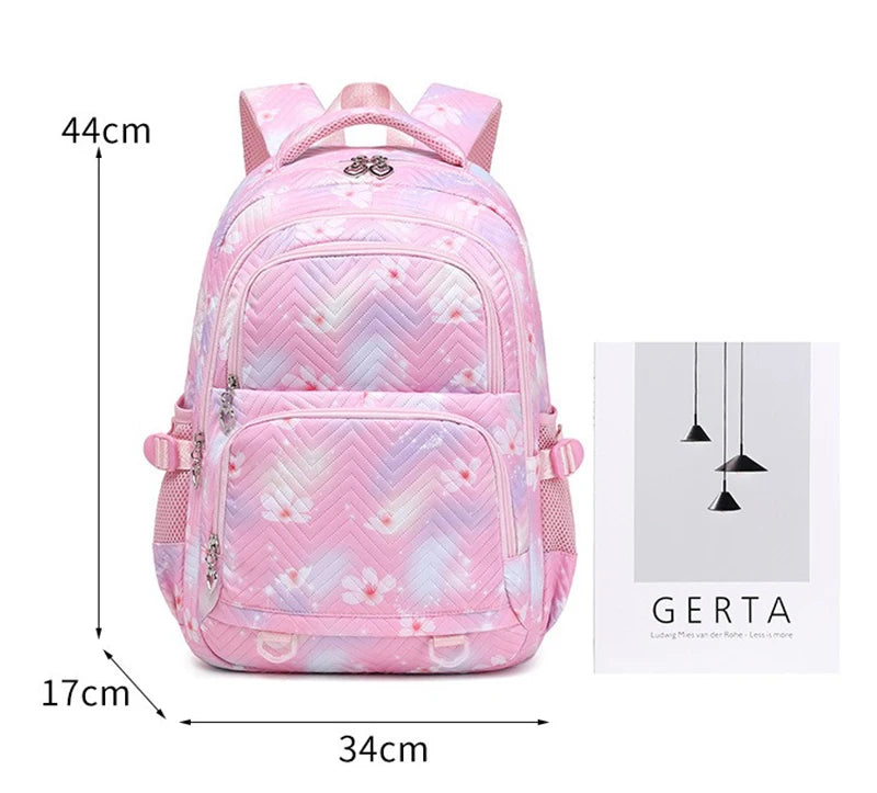 Disney Lilo Stitch Schoolbag for Teenage Girls Bookbag Mochila Waterproof Women Backpack Female Travel Bag Backpacks